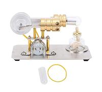 Ryanong Physics Experiment Education Equipment Stirling Engine Model Stirling Engine Model Brass Cylinder Physical Laboratory Equipment Education Tool Kit,