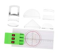 Ryanong Physics Optical Experiment Kit Teaching Equipment for Physics Triangular Prism Convex Lens Concave Mirror Optical Reflector for Science Education