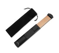 Ryanong Pocket Acoustic Guitar, Practice Tool Gadget Chord Trainer Model Fretboard Wood Grain with Tuning Tool Chord Trainer for Beginner Learner