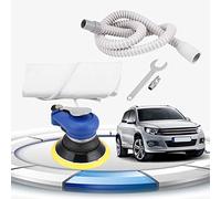 Ryanong Polish Air Random Orbital Vacuum Sander, Round Air Palm Random Orbital Sander 9000RPM Pneumatic Polisher Hand Sanding Tool