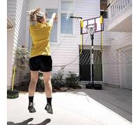 Ryanong Portable Basketball Rebounder Net - Ball Return Attachment for Home Yard and School Practice Enhances Shooting Skills