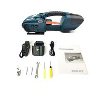 Ryanong Portable Electric Strapping Machine with 2 Batteries JDC 13mm to 16mm Automatic Packaging Tool for PET PP Belt