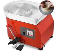 Ryanong Pottery Forming Machine 25cm Ceramic Wheel with Adjustable Feet Lever Pedal 350W Art Craft,High Professionalism
