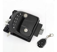 Ryanong RV Door Lock Motorhome Modification Accessories Yacht Ship Motorhome Door Lock Black Frosted Electronic Lock R3 Lock Smart Lock Keyless Entry