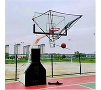 Ryanong Shot Basketball Returner Automatic Basketball Hoop Return Metal Rotating Basketball Shooting Machine Ball Rebounder for Traditional Pole