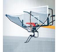 Ryanong Shot Basketball Returner Ball Server Suspended Rebounder Net Return Attachment for Training Efficiency Outdoor Hoop for Par