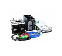 Ryanong Spindle Motor, 4 Axis CNC Nema23 57 Stepper Kit Include Pcs 2.2Nm 3A + Drivers + 1 350w36v Power Supply for Machine