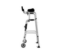 Ryanong Standard Walkers，Walkers for Seniors Adjustable Height Foldable with Arm Seat Walking Rehabilitation Equipment Fit Disabled Elderly