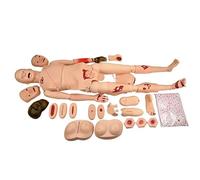 Ryanong Trauma Patient Care Manikin Model PVC Wound Simulator with Modules Advanced Anatomical Full Body Life Size Burn Human for Nursing Medical Training Teaching Male(Male)