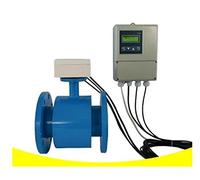 Ryanong Ultrasonic Flow Meter, Split Magnetic Flow Meter Remote Display Liquid Wastewater Sewage Slurry Electromagnetic Flowmeter 4-20mA RS485