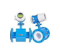 Ryanong Ultrasonic Flow Meter, Water Flow Meter Accuracy 1.0% Digital Liquid Electromagnetic Flowmeter for Sewage Wastewater Seawater