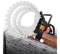 Ryanong Upgraded 8900W Electric Circular Saw for Concrete & Granite 410mm Blade Pure Copper Motor 90° Cut Precision Dust-Proof Water Pump Ideal for Professionals(410+520mmSawblade)