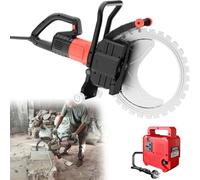 Ryanong Upgraded Electric Concrete Saw - 8900W Pure Copper Motor Dust-Free Water Pump 90° Cutting Angle Includes 410mm & 600mm Blades Ideal for Granite & Marble(410mmSawblade)