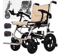Ryanong VACSAX Electric Wheelchair with Removable Dual Batteries, Elderly & Disabled Wheelchair, Lightweight/Foldable/Safe/Comfort, Load: 200 Kg, Equipped with Automatic Smart Brake
