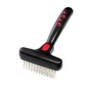 Ryan's Pet Supplies Paw Brothers Magic Spring Undercoat Rake for Dogs, Professional Grade, Spriing Loaded Pins, Comfort Grip, 6.8 in