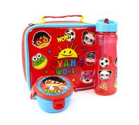 Ryans World Boy's Kids Lunch Bag Bottle & Snack Pot (Red) in Red Ryans World Red One Size