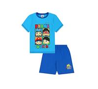 Ryans World Boys Short Cotton Pyjamas (7-8 Years, 7_years) Blue