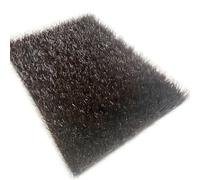 RybdaFDc Colored Artificial Grass Rug, Washable Artificial Turf Outdoor, Abrasion Resistance Artificial Turf with Rubber Backing(Coffee,2x6m(6.56x19.68ft))