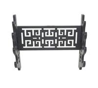 RybdaFDc Sword Holder Rack Stand Wall Mounted Display Katana Wakizashi Classical Hollow Out Pattern 1-4 Tiers Black(4Tier)