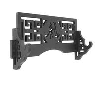 RybdaFDc Sword Holder Rack Stand Wall Mounted Display Katana Wakizashi Classical Hollow Out Pattern Dragon1-4 Tiers Black(1Tier)