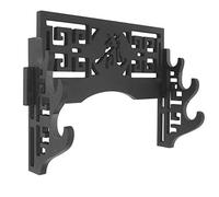 RybdaFDc Sword Holder Rack Stand Wall Mounted Display Katana Wakizashi Classical Hollow Out Pattern Dragon1-4 Tiers Black(3Tier)