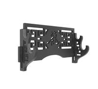 RybdaFDc Sword Holder Rack Stand Wall Mounted Display Katana Wakizashi Classical Hollow Out Pattern Dragon1-4 Tiers Black(2Tier)