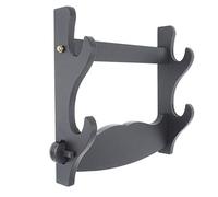 RybdaFDc Sword Holder Rack Stand Wall Mounted Display Katana Wakizashi Modern Simplicity Density Board Black 1-3 Tiers(2Tier)