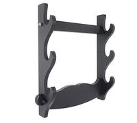 RybdaFDc Sword Holder Rack Stand Wall Mounted Display Katana Wakizashi Modern Simplicity Density Board Black 1-3 Tiers(3Tier)