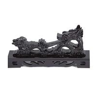 RybdaFDc Sword Holder Stand Horizontal Display Samurai Katana Wakizashi Resin Dragon Shape Black Large/Medium/Small Size(L)