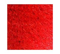 RybdaFDc Washable Red Artificial Grass Mat, 1.18in Realistic Artificial Grass Rug with Drainage Holes, for Playground Patio Balcony(2x16m(6.56x52.49ft))