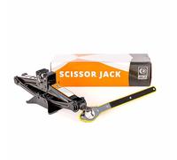 RYBO Scissor Jack for Lifting Cars - 3 Ton (3T) | Compact, Universal Jacks for Tire Changing, Lifting & Repair | Car Boot Accessories for Drivers, DIY Use & Workshops