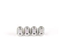 RYBO Set of 4 M14 x 1.5, 21mm Hex Alloy Wheel Nuts, Compatible with Chrysler 300C, Ford S Max, Galaxy & More (Silver, Set of 4)