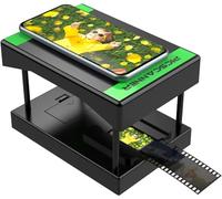 Rybozen 35mm Negative and Slide Scanner, Convert Your Negatives (B&W and Color) and Slides into Digital Photos, Portable Foldable Scanner with LED Light to Light Up Your Movie