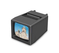Rybozen 35mm Slide Viewer Illuminated Projector for 2x2 & 35mm Photos & Film, LED Display, Black, USB, Battery Operated