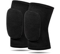 RYBTB Volleyball Knee Pads for Dancers, Soft Breathable Knee Pads for Men Women Kids Knees Protective, Knee Brace for Volleyball Football Dance Yoga Tennis Running Cycling Workout (Small-Black)