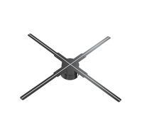 Rycixon 18 In 3D Hologram Fan , WiFi App Control Bluetooth Audio,High Brightness, Multi Unit Sync Video Wall, Remote, Optional Acrylic Cover, Christmas Holiday Retail Window Trade Shows Events