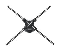 Rycixon 22 Inch 3D Hologram Fan , WiFi App Control Bluetooth Audio,High Brightness, Multi Unit Sync Video Wall, Remote, Optional Acrylic Cover, Christmas Holiday Retail Window Trade Shows Events