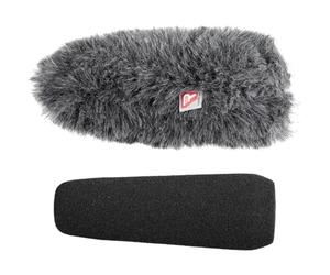 Rycote 055205 12cm 19/22 Standard Hole SGM Foam and Windjammer, Grey