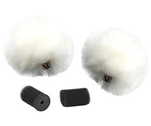 Rycote 065503 Windjammer for Lavalier - White (Pack of 2)