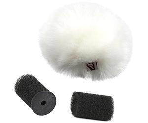 Rycote 065557 Windjammer for Ristretto Lavalier - White