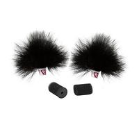 Rycote Pair Black Ristretto Lavalier Windjammer