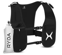 RYDA ACTIVE® Running Vest for Men and Women, Waterproof Mobile Phone Case, Ultralight 270 g, 500 ml Water Bottle & Whistle, Reflective & Universally Adjustable, Ideal for Jogging, Trail & Marathon