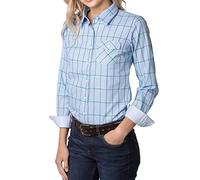 Rydale Hannah II Country Check Shirt Ladies Checked Pattern Shirt Soft Cotton Women's Blouse Top