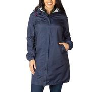 Rydale Ladies 3/4 Length Waterproof Jacket Women's Lightweight Long Rain Coat 5 Colours (UK, Numeric, 14, Regular, Regular, Laura Tweed)
