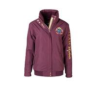 Rydale Ladies Bomber Jacket Women’s Short Coat Emblem Riding Equestrian Jackets 5 Colours (as8, numeric, numeric_14, regular, regular, Dark Berry)