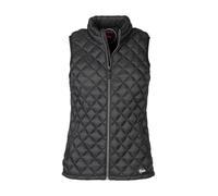Rydale Ladies Diamond Quilt Padded Gilet Women's Insulated Waistcoat Bodywarmer (UK, Numeric, 14, Regular, Regular, Black)