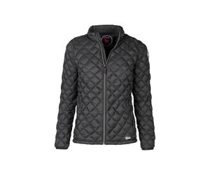 Rydale Ladies Diamond Quilt Padded Jacket Womens Insulated Puffer Jackets Coat (UK, Numeric, 8, Regular, Regular, Black)