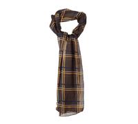 Rydale Ladies Floaty Scarf Stylish Checked Summer Women's Scarves Wrap Shawl 3 Colours (Bark, One Size)