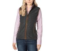 Rydale Ladies Huggate Waistcoat Womens Fleece Gilet Bodywarmer Vest Sleeveless Jacket Country Gilets 12 Colours (Dark Marl Grey, 14)