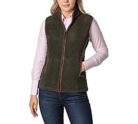 Rydale Ladies Huggate Waistcoat Womens Fleece Gilet Bodywarmer Vest Sleeveless Jacket Country Gilets 12 Colours (Khaki, 18)